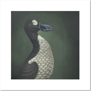 Great Auk (Pinguinus impennis) Posters and Art